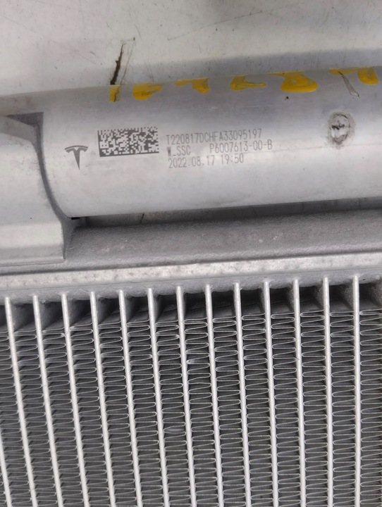 фото №6, Tesla модель s перед сторона правая радиатор кондиционера конденсаторы