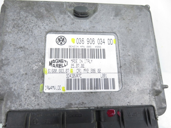 фото №6, Блок управления  vw polo iv 1.4 16v iaw4mvdd 6160066307 036906034dd