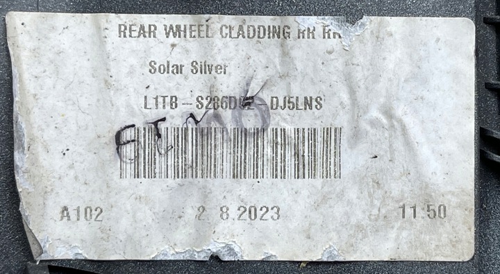 фото №14, K61 ford puma mk2 2019 - планка крила праві зад l1tb-s286d02-dj