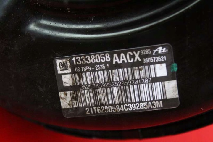 фото №7, Вакуумний підсилювач гальм (серво) eu 13338058 opel astra 4 iv j 1.6 16v 09r