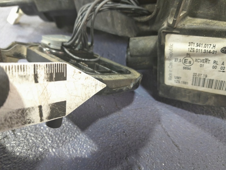 фото №8, Skoda superb ii рестайлинг фара лампа перед передняя левая eu 3t1941017h