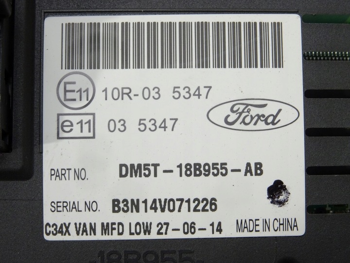 фото №4, Дисплей ford c-max ii dm5t-18b955-ab 10-19
