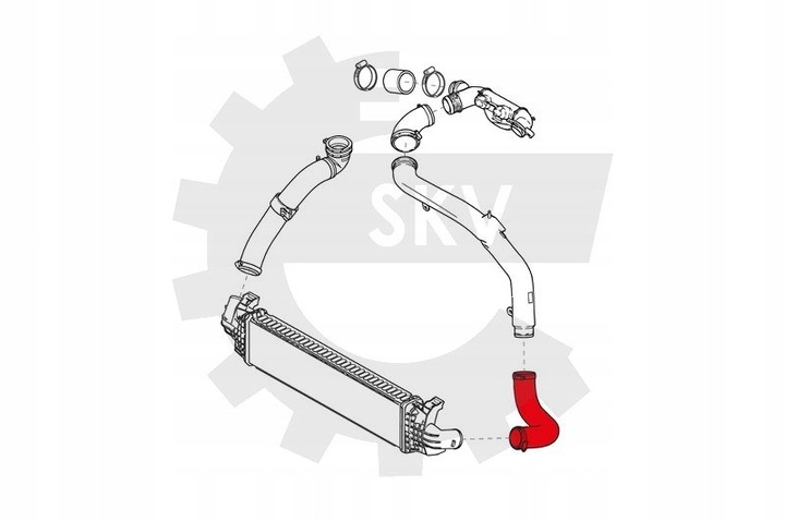 фото №15, Skv шланг турбіни volvo c30 s40 ii v50 1.6 d 24