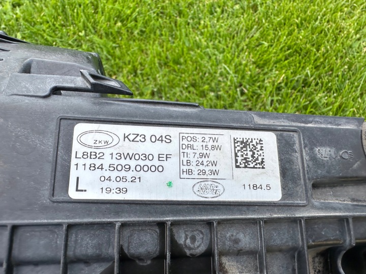 фото №15, Land rover defender 2 ii l663 20- фара левая led l8b213w030ef