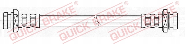 фото №2, Qb шланг гальмівний зад daewoo matiz 05-