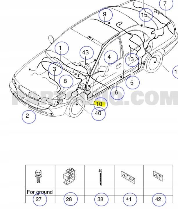 фото №15, Жгут abs daewoo fso chevrolet lanos 96256882