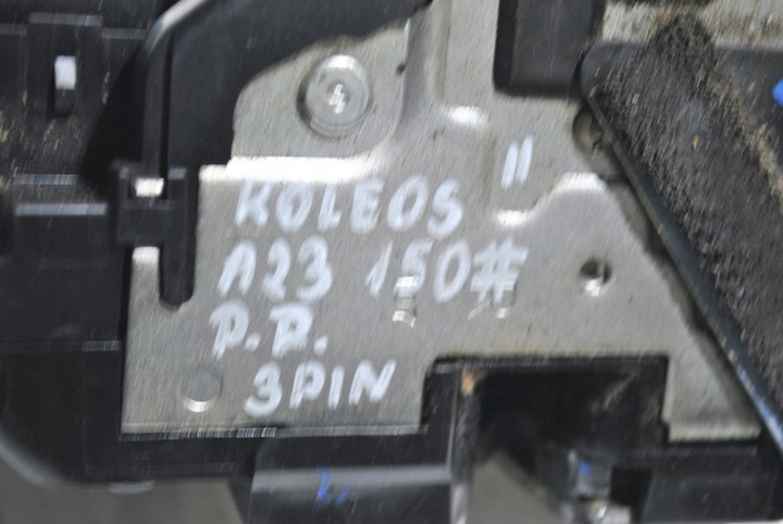 фото №3, Замок двері renault koleos ii праві перед 3 pin