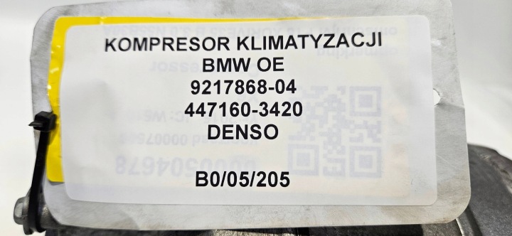 фото №8, Компресор кондиціонера bmw (oem) 9217868-04