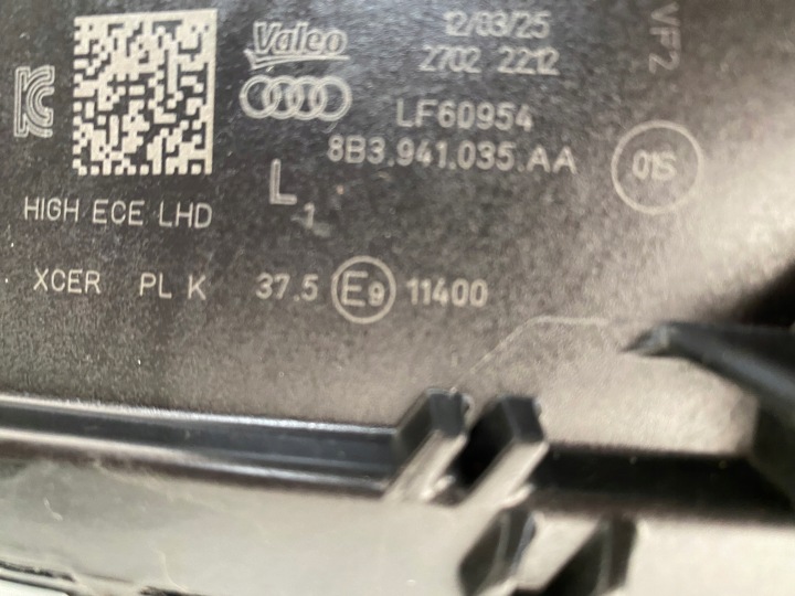 фото №8, Audi a5 s5 b10 2024 фара левая правая fullled matrix 8b3941035aa 8b3941036aa