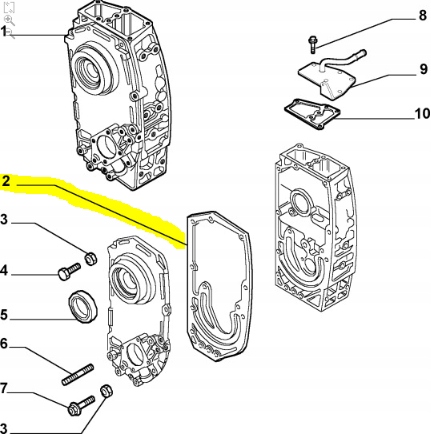 фото №6, Уплотнитель коробки коленчатого вала fiat ducato oem номер 504032241