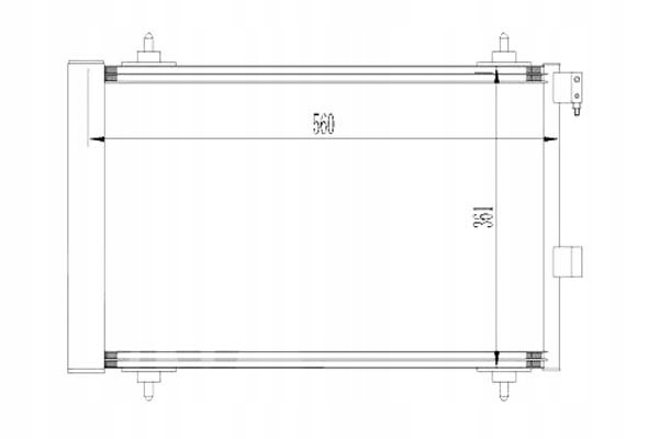 фото №1, Depo конденсатор кондиціонера citroen c5 04-08 depo