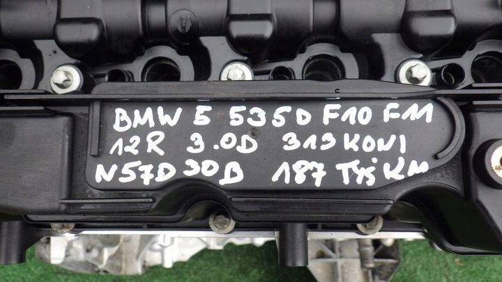фото №11, Двигун двигун 187 tys. km bmw 5 f10 f11 3.0 d n57d30b