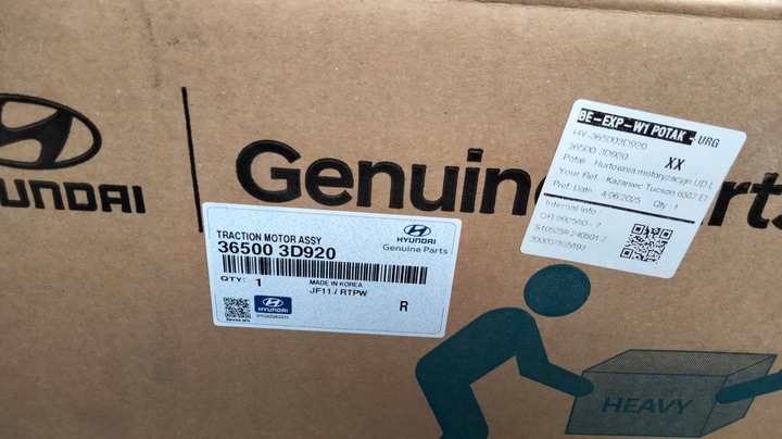 фото №7, Hyundai tucson iv двигатель электрический do привода hev 365003d920