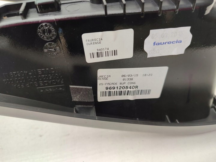 фото №9, Рамка тунелю середнього renault megane iii рестайлінг європа 969120540r