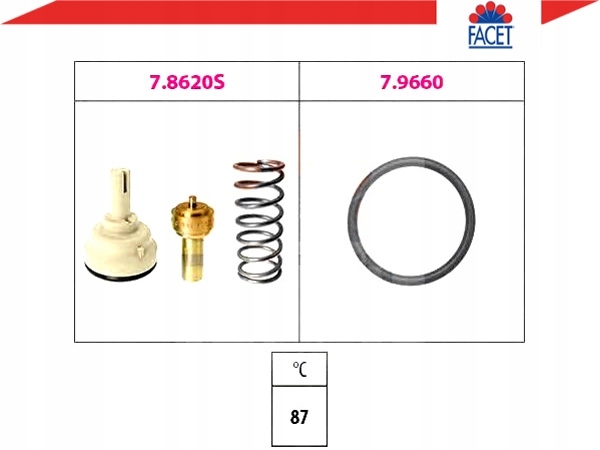 фото №2, Facet 7.8620 термостат, жидкость охлаждающий