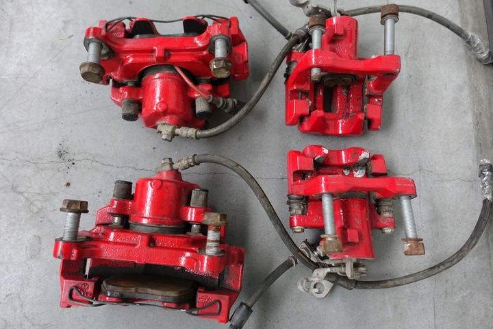 фото №8, Vw beetle 5c 2.0 tsi зажимы тормозные суппорт перед зад красный