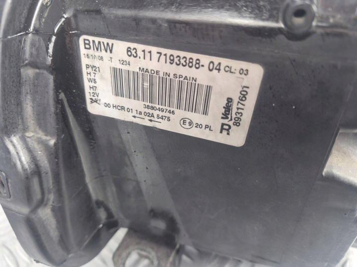 фото №8, Фара передний правая сторона bmw 1 e81 e87 7193388