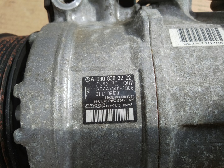 фото №6, Компресор кондиціонера mercedes sprinter w907 w910 a0008303202