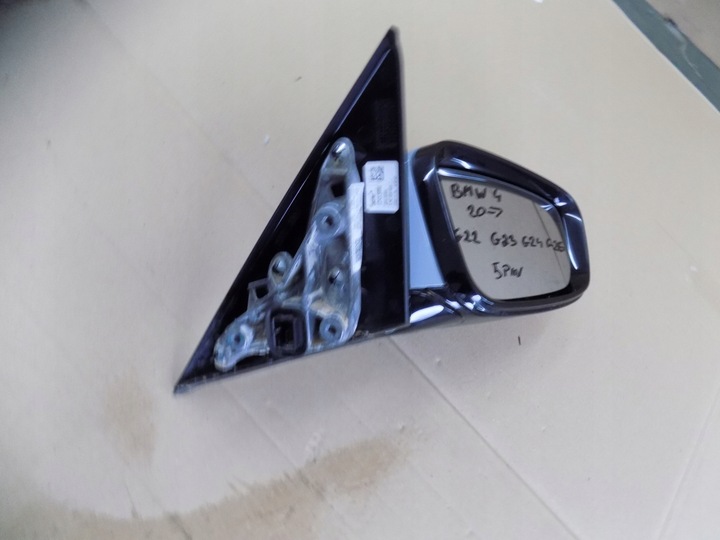 фото №7, Дзеркало передні праві bmw g26 5 pin тінь line 0ryginał 22439002