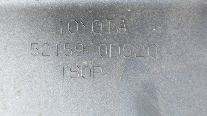 фото №11, Toyota yaris iii рестайлінг 2014 - бампер задній 52159-0d520 / 4285