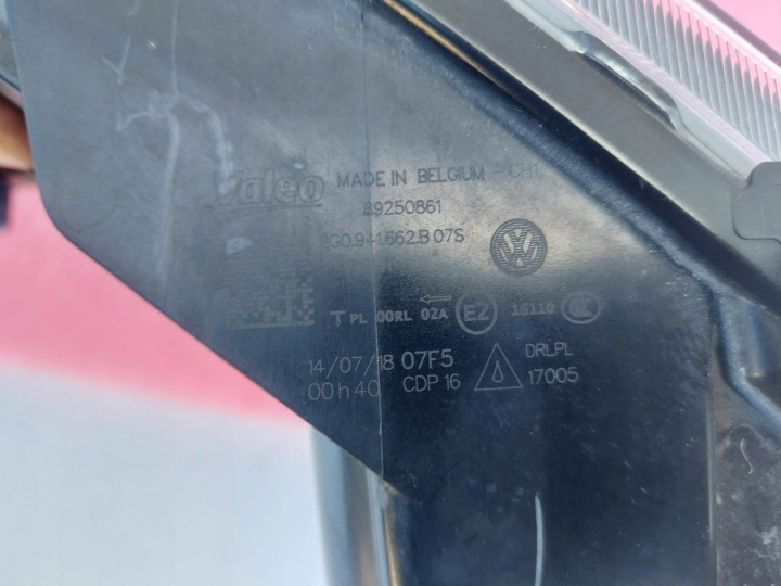 фото №5, Vw polo vi 2g галоген led drl правое перед