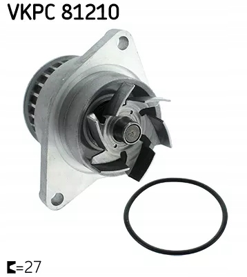 фото №8, Водяна помпа  seat/vw/skoda 1,4/1,6 ibiza 93-02 /polo 94-01/octavia 96-04