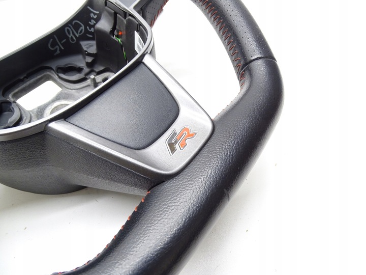 фото №9, Руль кожа срезанная лепестки seat ibiza iv рестайлинг fr 6j0419091