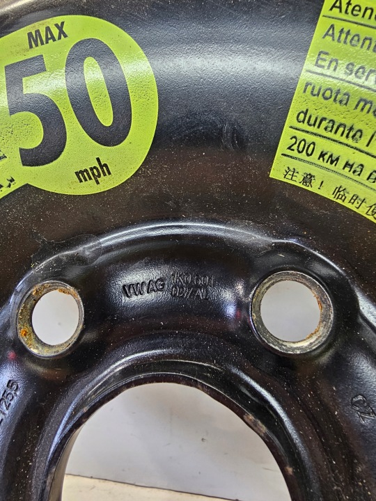 фото №7, Докатне колесо (докатка) audi a3 8p vw seat 1k0601027al r16