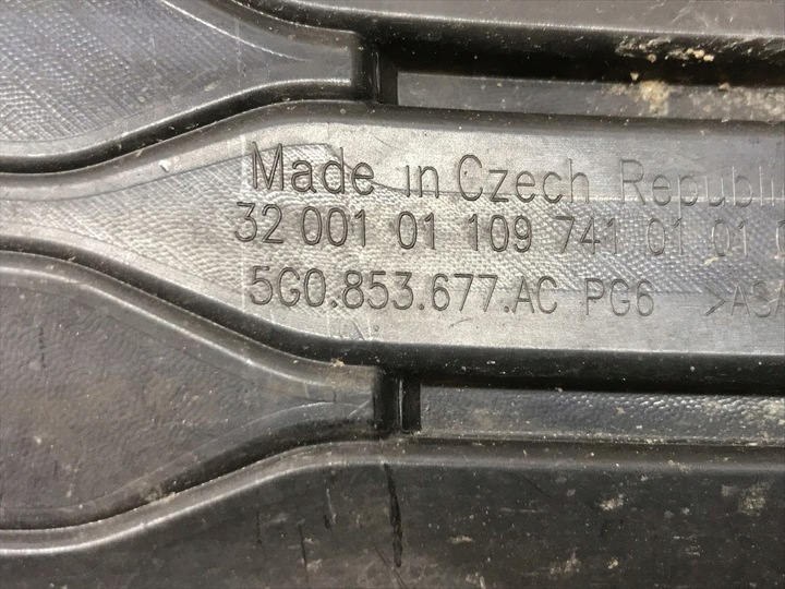 фото №11, Vw golf 7 vii r-line рестайлинг 16- решётка бампера передней перед 5g0853677ac