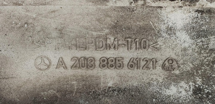 фото №8, Планка бампера лівий перед mercedes w203