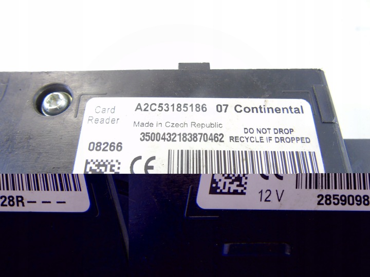 фото №7, Считыватель карт карта renault megane iii 285909828r