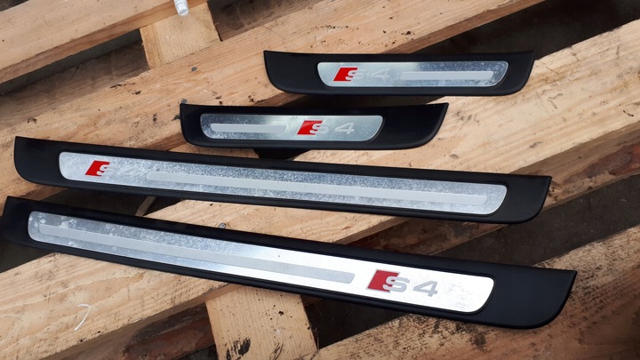 фото №1, S4 b8 a4 планка планки накладки порогові sline