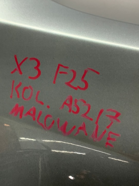 фото №7, Крило праве перед праве передній bmw x3 f25 2.0 d колір a52