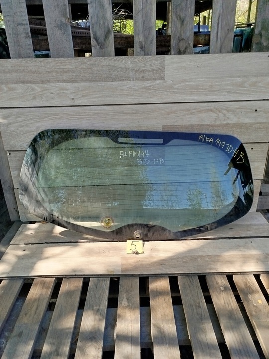 фото №1, Скло задня кришки багажника alfa romeo 147 3d hb оригінал 43r-000020