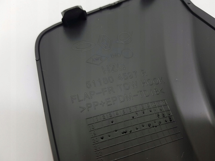 фото №4, Заглушка фаркоп буксировочный перед renault koleos ii