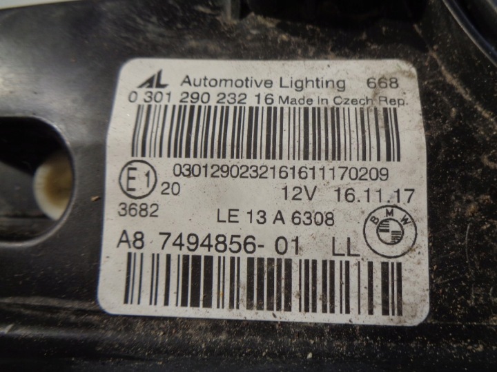 фото №15, Bmw 2 f45 f46 полный led фара передняя (фара головного света, лампа передняя) правая 7494856