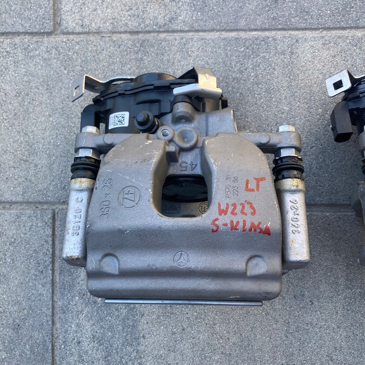 фото №8, Mercedes s-klasa w223 супорт гальмівний з двигун лівий зад 360x26