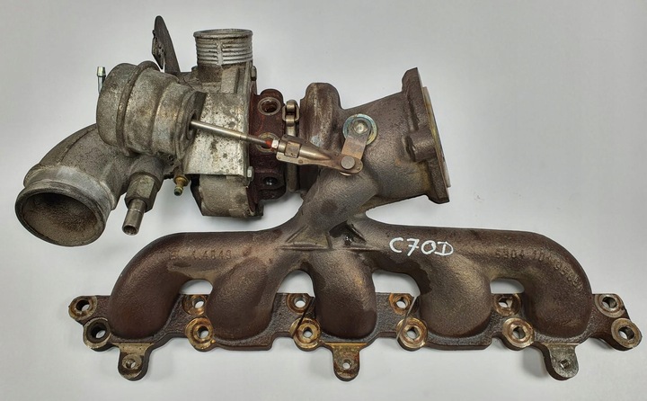 фото №1, Турбонагнітач турбіна колектор volvo c70 ii 2.5 t 30757112