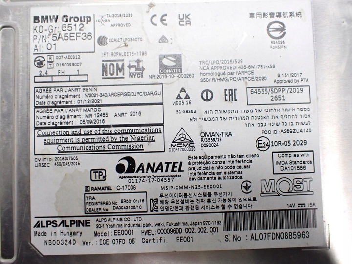 фото №13, Радіо навігація навігація дисплей nbt evo європа mini countryman ii f60 22r