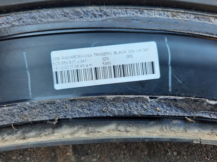 фото №6, Beetle r line 5c5 планка накладка крыльев зад