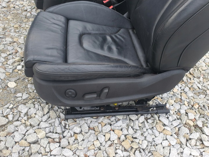 фото №5, Audi a4 b8 a5 сидіння спортивні чорна шкіра підігрів!!! електрика!!!