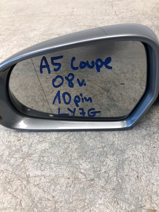 фото №7, Зеркало левая 10 pin audi a5 купе ly7g