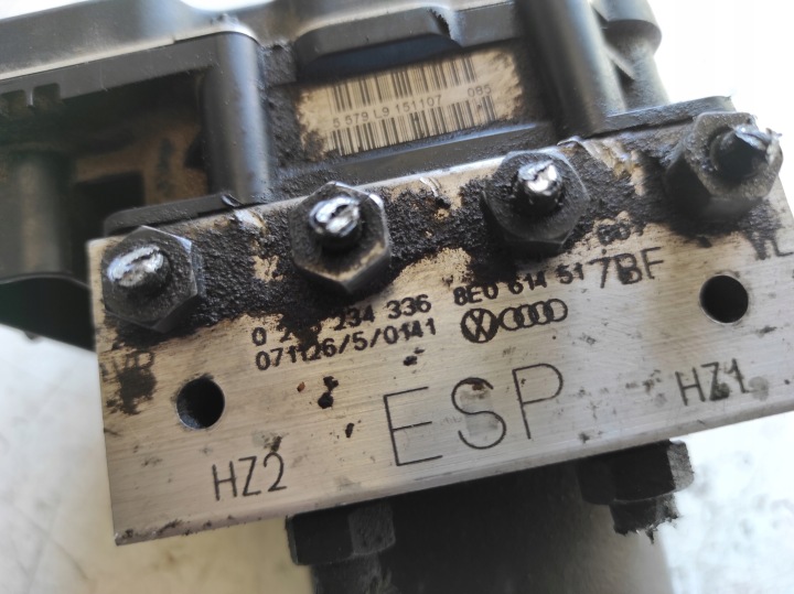 фото №7, Audi a4 b7 04- 1.9tdi блок керування abs esp 8e0614517bf 8e0910517h