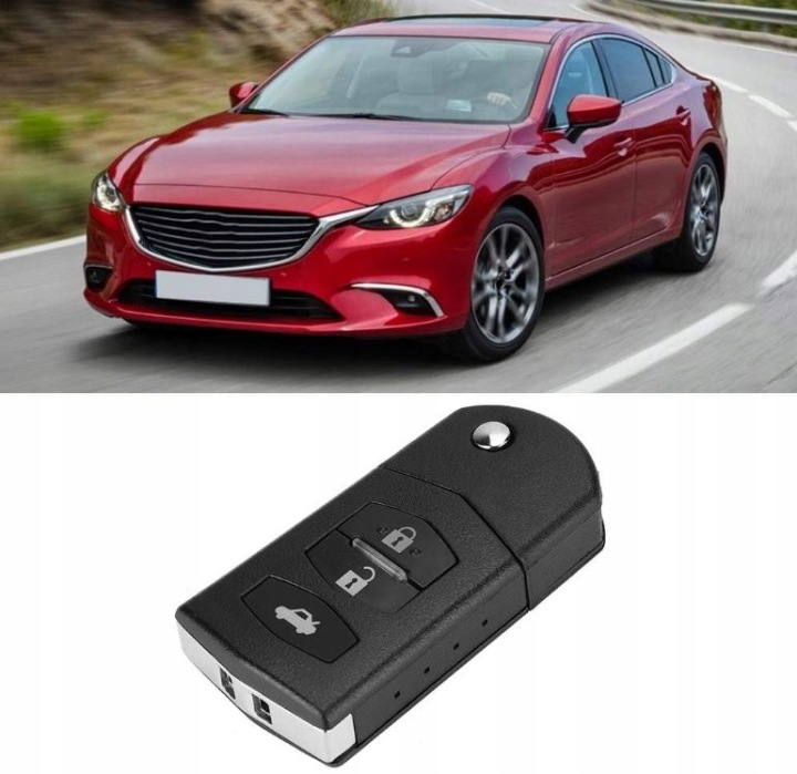 фото №5, Корпус пульт pilot mazda 2 3 5 6 cx-7 rx-8 3 кнопки