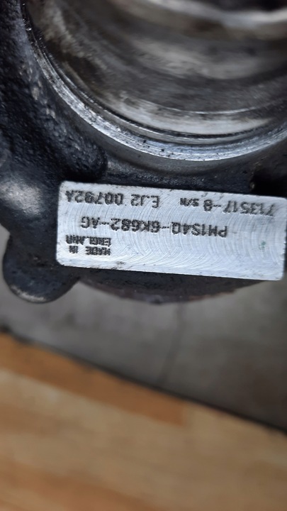 фото №4, Турбонагнетатель pm1s4q-6k682-ag ford focus mk1 1.8