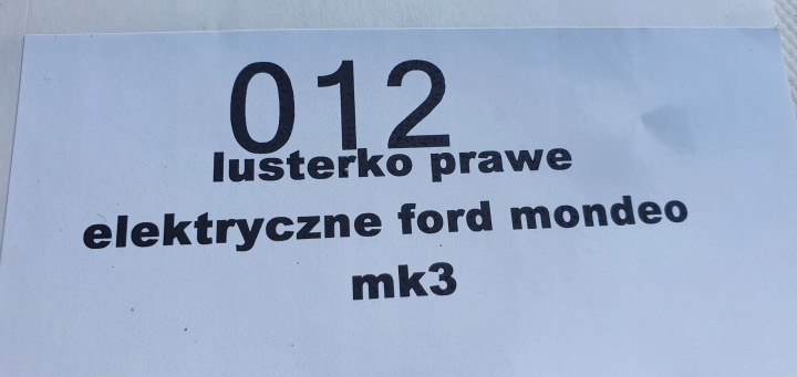 фото №5, Дзеркало праве електричні ford mondeo mk3