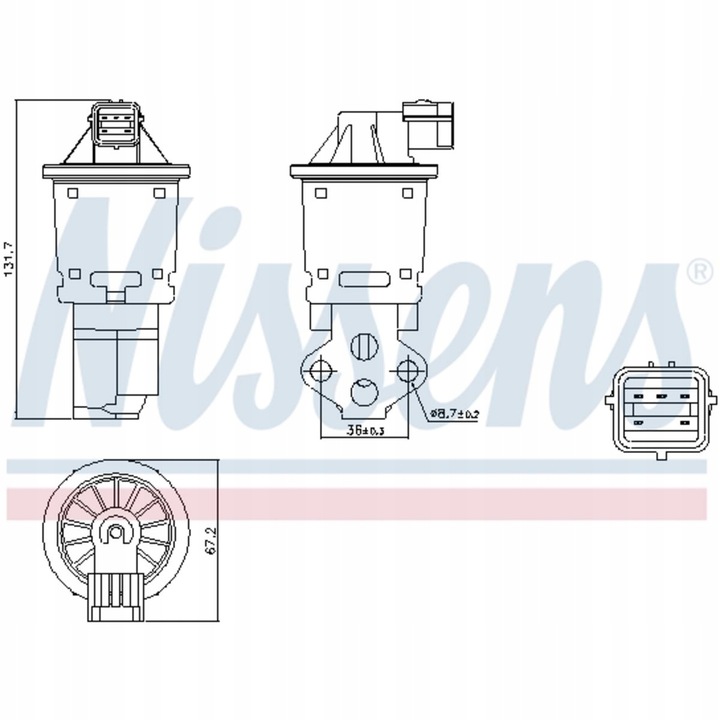фото №1, Клапан egr daewoo matiz daewoo matiz 98-02 0.8 1.0