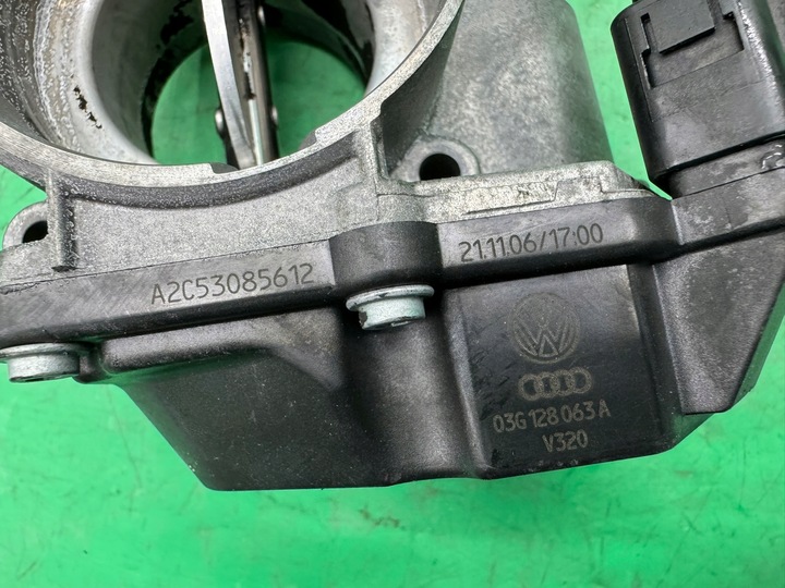 фото №9, Дроссельная заслонка двигателя воздуха 03g128063a skoda octavia ii 2 1.9 tdi 04-