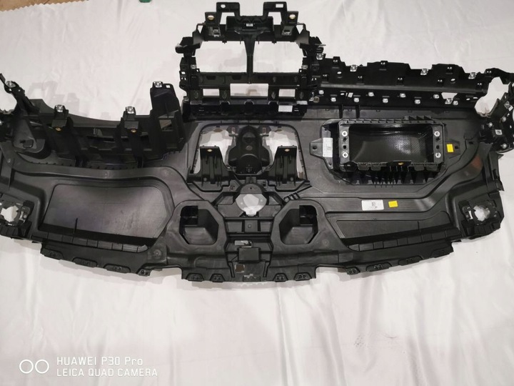 фото №10, Porsche cayenne iii консоль панель роздавальна + подушка безпеки 9y0 сірий.