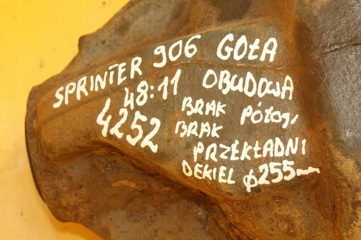 фото №16, Корпус моста чохол mercedes sprinter 906 crafter a9063500800 48:11